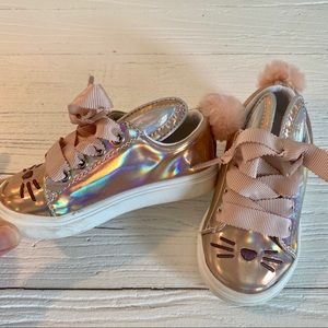 Metallic Bunny Shoes